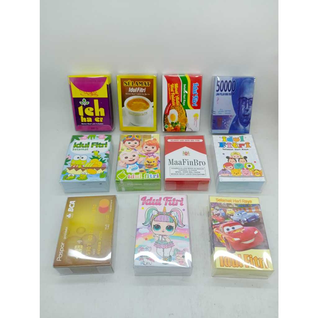 

Amplop lebaran idhul fitri isi 50/100pcs angpao motif lucu