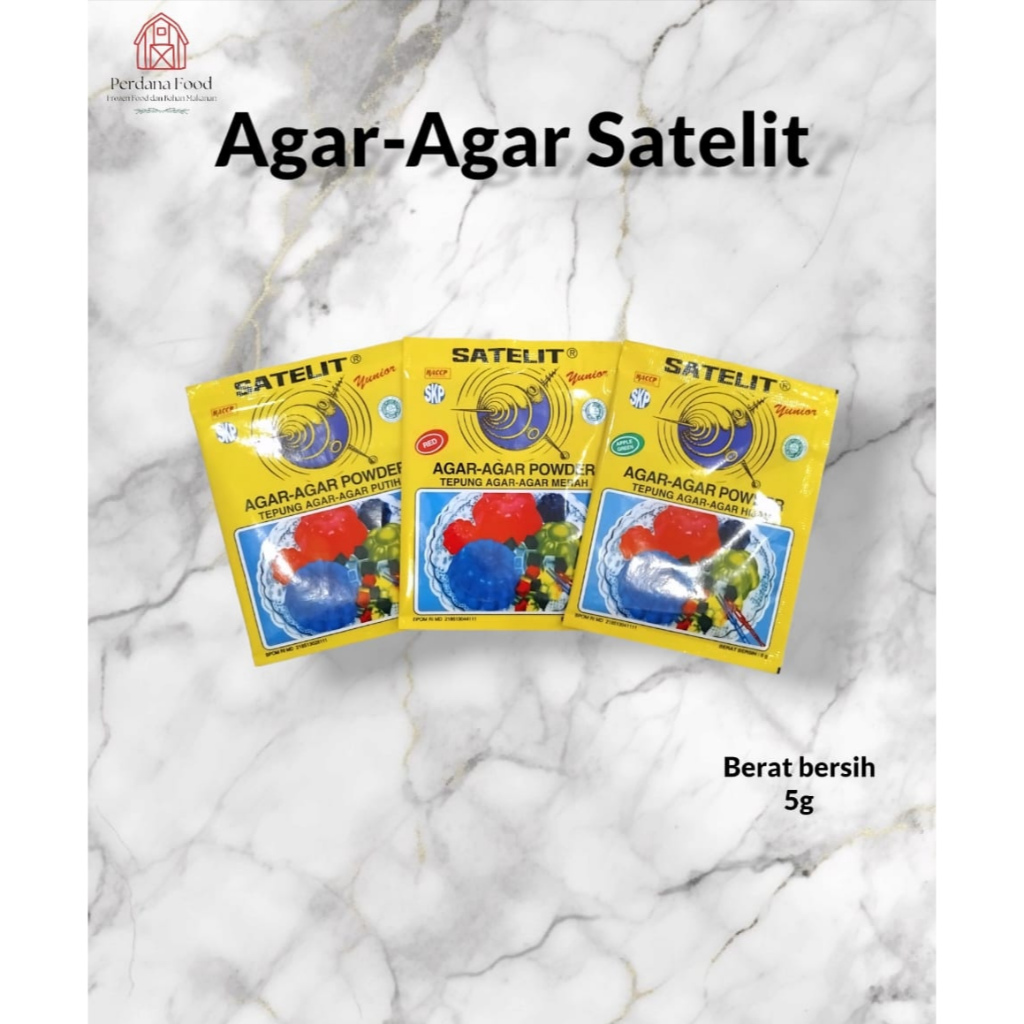 

Agar Agar Powder Satelit 5gr