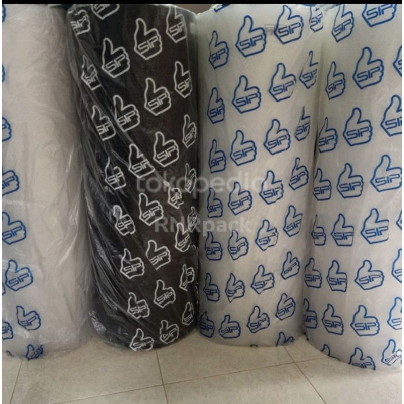 

buble wrap bening/hitam
