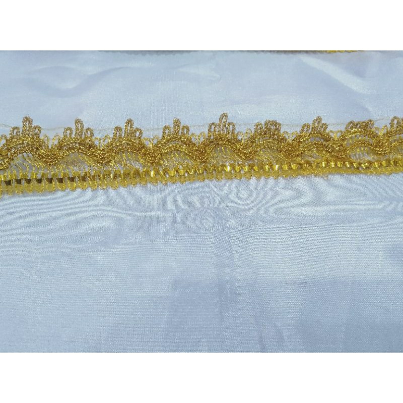 RENDA Mahkota Kecil Mas Variasi 695 Lebar ±3cm