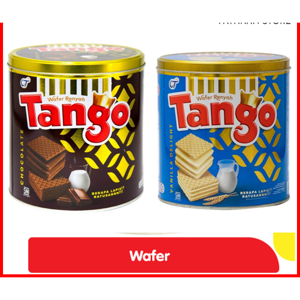 

Wafer Tango kaleng 270gr Cocok untuk Keluarga Anda - 1Pcs