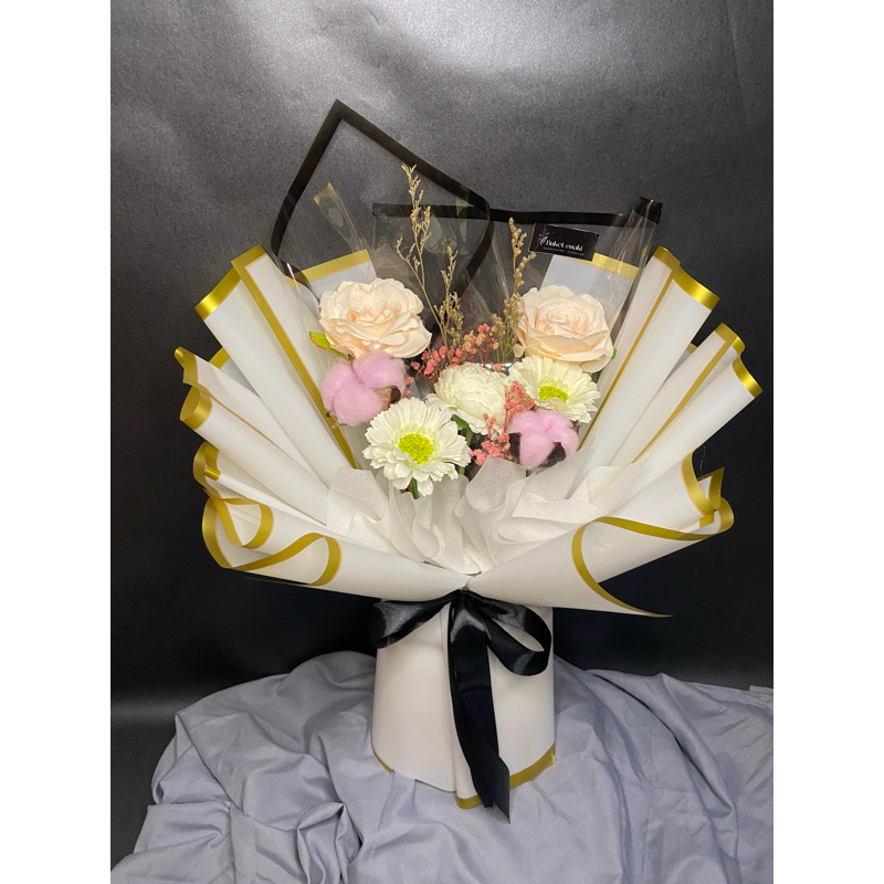 

buket bunga artifical/buket bunga /buket bunga artifical premium/gift ulang tahun