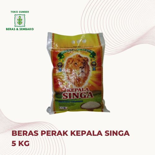 

Beras pera / perak super kepala singa 5 Kg