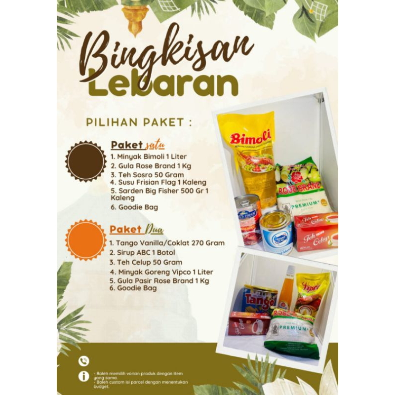 Parcel Lebaran | Bingkisan Lebaran | Hampers Lebaran | Paket Sembako