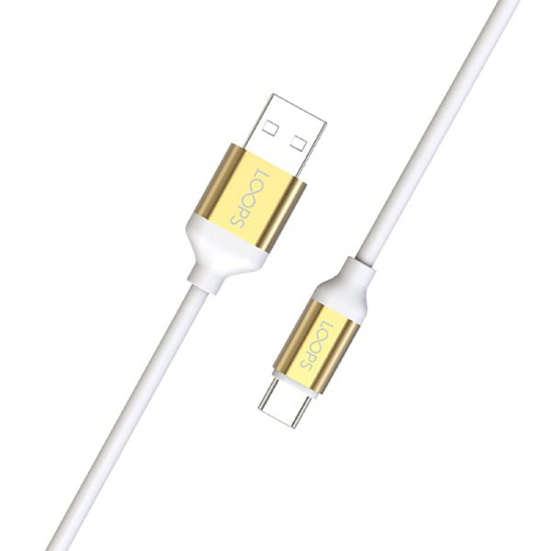LOOPS Type C TPE Cable - Gold