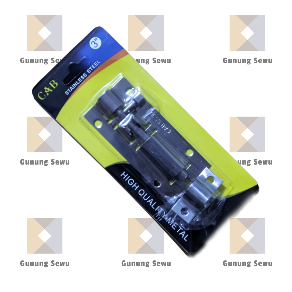 Grendel Stainless Steel Mini Slot Kunci Pintu