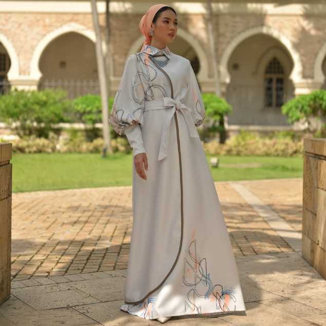 [NATSWEAR] - ELMA DRESS - Baju Dress Wanita - Dress Muslim Wanita - Gamis Wanita