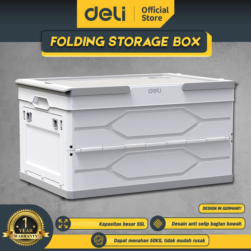 Deli Tool Box / Storage Box / Kotak Perkakas Kokoh DL884055