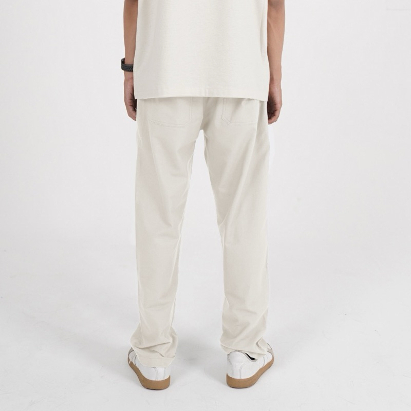 celana fairgoods linen cream