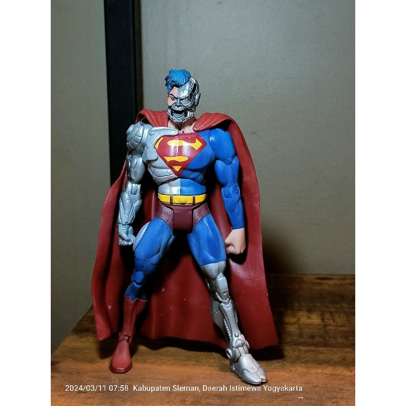 action figure superman cyborg