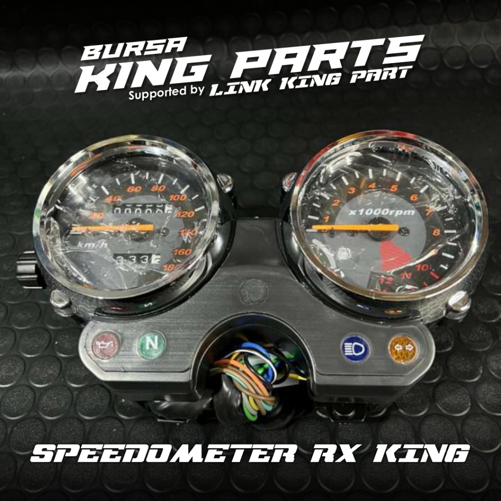 SPEDOMETER RX KING NEW SPIDOMETER RX KING NEW BULAT 2004 HITAM