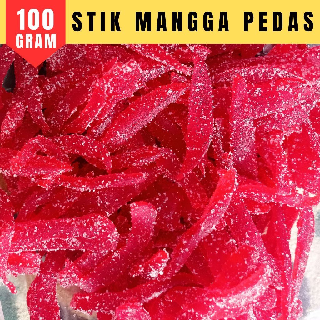

STIK MANGGA PEDAS 100G MANGGA AROMANIS ARUMANIS MANISAN MANGGA PEDAS ASINAN PEDAS