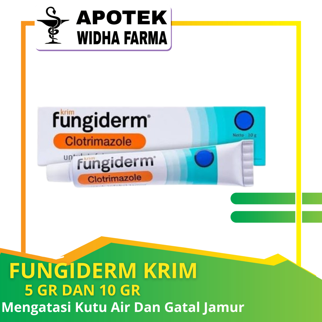 FUNGIDERM SALEP ANTI JAMUR 10GR DAN 5GR  / KRIM FUNGIDERM SALEP KUTU AIR