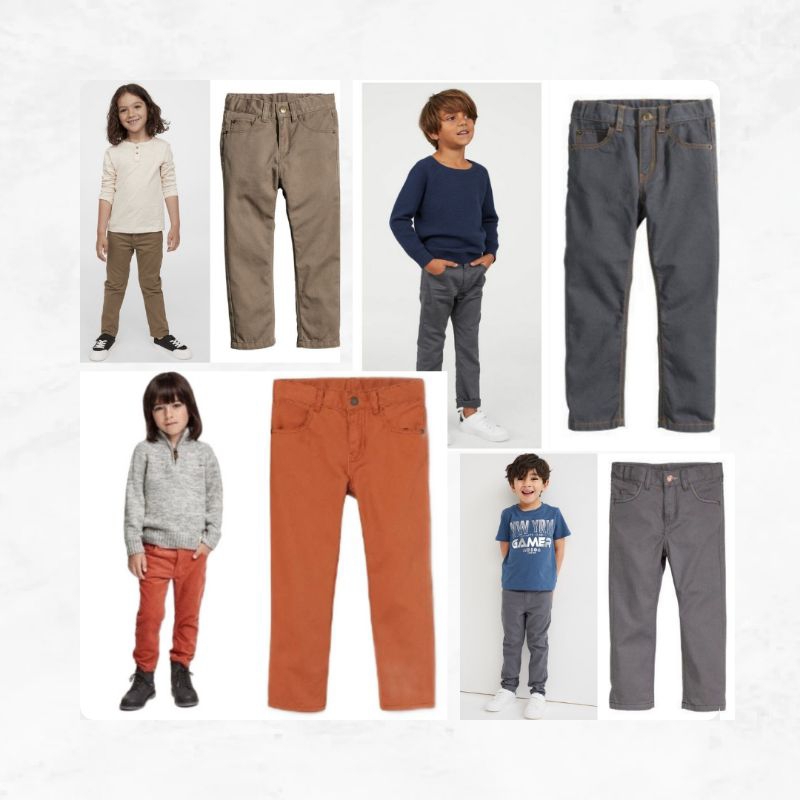 Habiskan Stock Celana HM Chino Panjang Anak Laki laki sz.2-8th