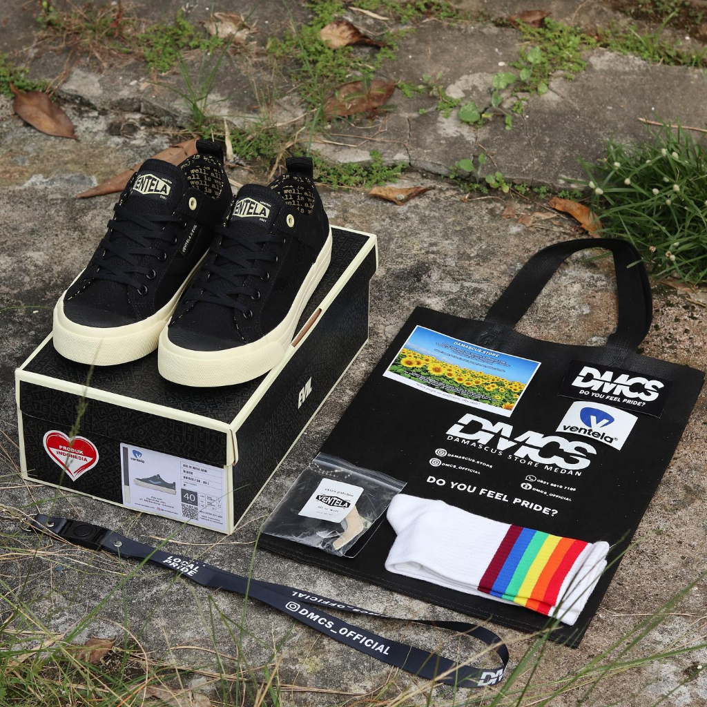 Sepatu Ventela x Evil Papa Gading All is well - sepatu vantela original - sepatu pria wanita ventela