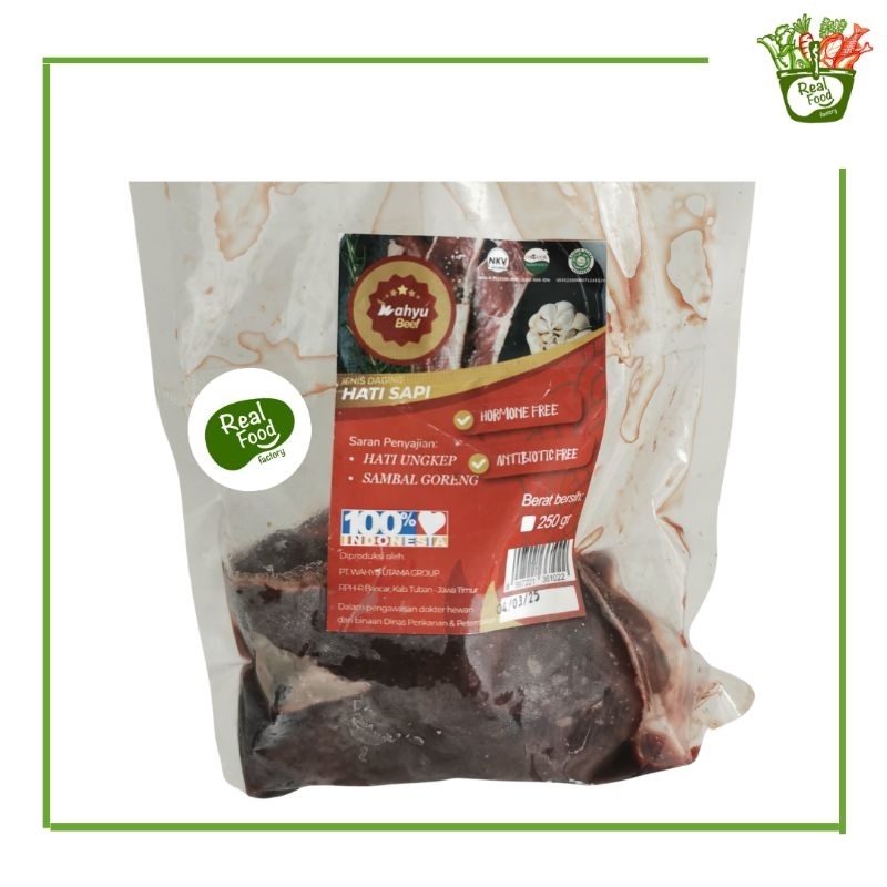 

GRASS FED BEEF LIVER - HATI SAPI (WAHYU BEEF) 250g