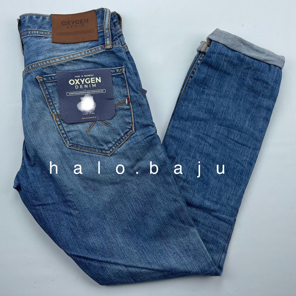 OXYGEN DENIM (706-0803) Celana Oxygen Slim Fit - Prime Core Seasonal