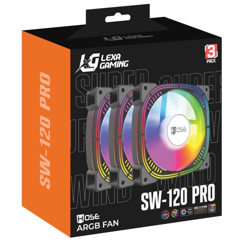Hose SW 120 Pro ARGB Fan Case 3in1 120mm FAN CASE ARGB 3IN1