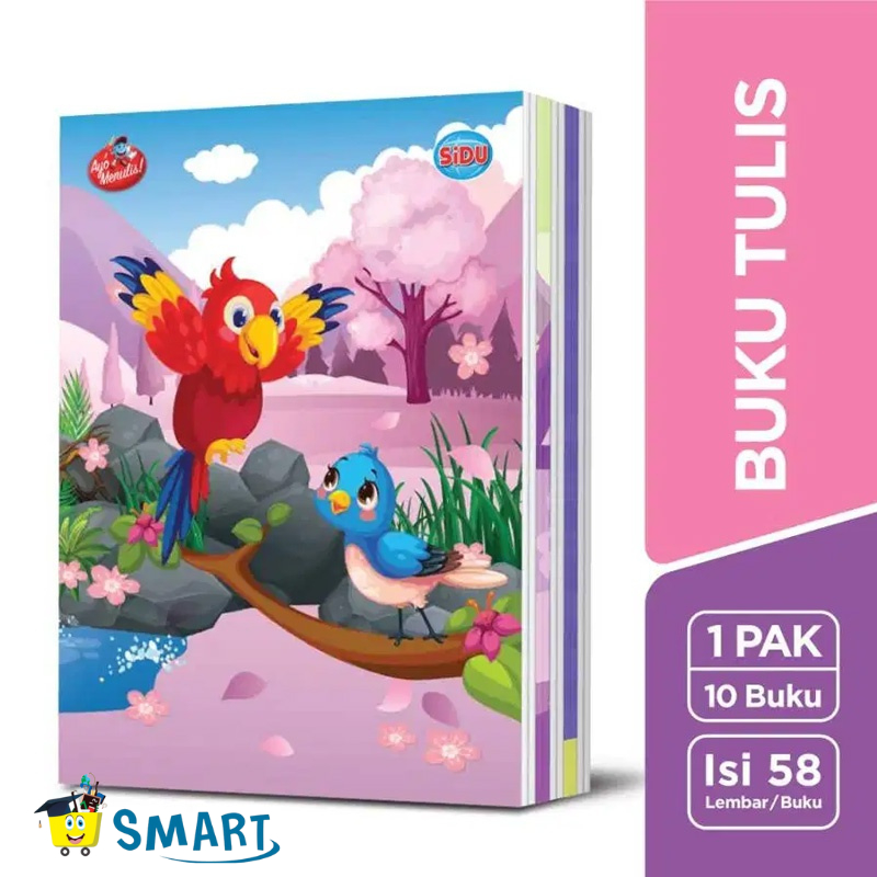 

SIDU BUKU TULIS 58 ISI 10PC