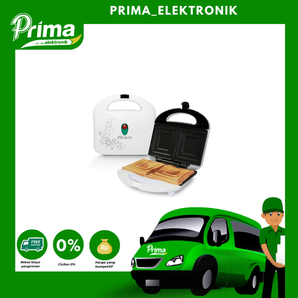 Sandwich Toaster Kirin KST 365 Panggangan Roti Kirin