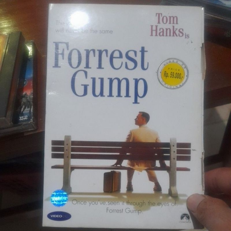 vcd original forrest gump tom hanks bagus isi 2 disk