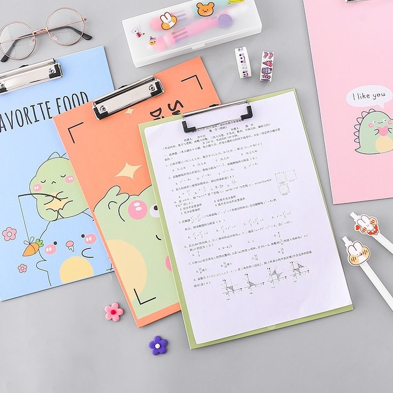 

Papan Jalan A4 Aesthetic Papan Ujian PVC Folder File Alat Tulis Sekolah