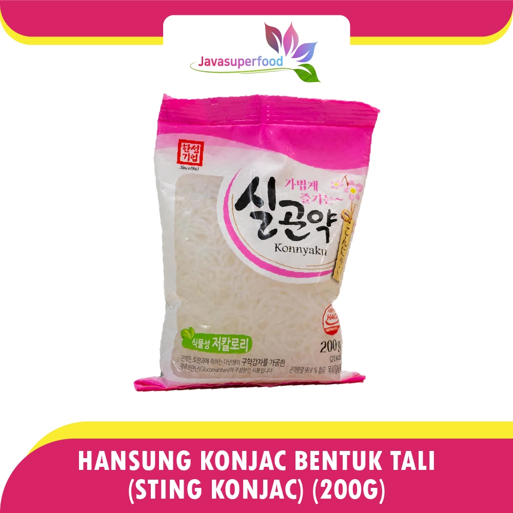 

Hansung Rice Konjac Beras Sehat Mie Shirataki Noodle Konyaku - 200G