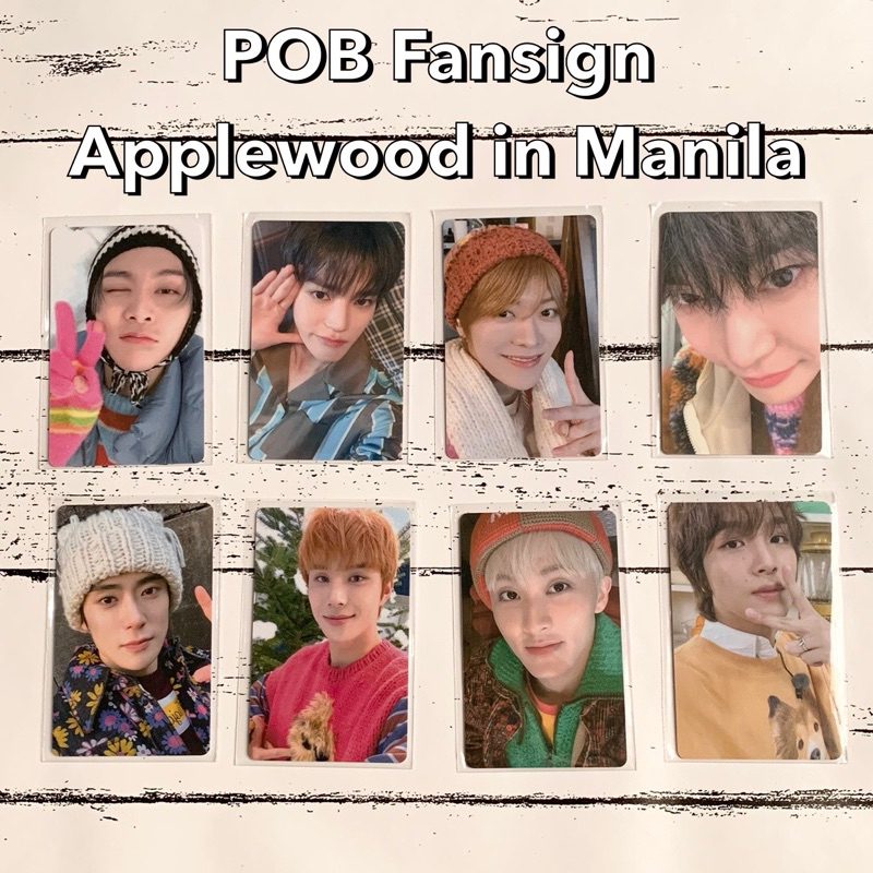 Ready Photocard PC NCT 127 Be There For Me BTFM Fansign FS Applewood Manila Johnny Taeyong Yuta Doyo