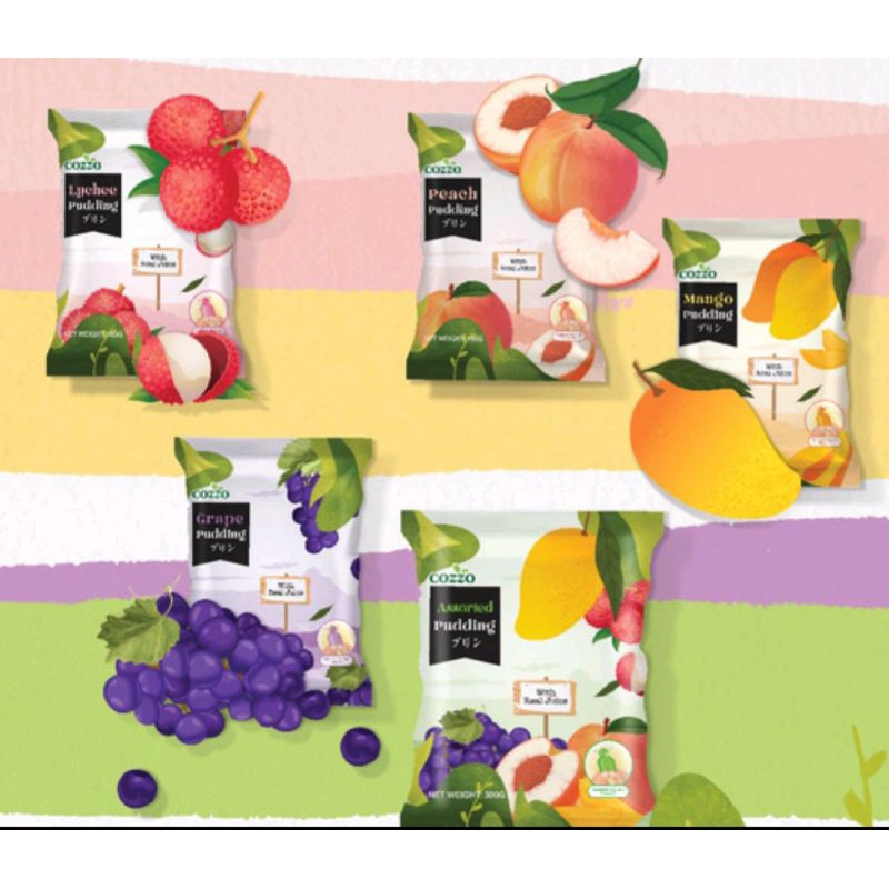 

Cozzo pudding 160 gr pudding aneka buah asli