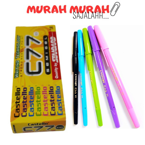 Standard Pen - AE7 C77 0.5 Isi 12 pcs ( Pulpen, Pena, Ballpoint )