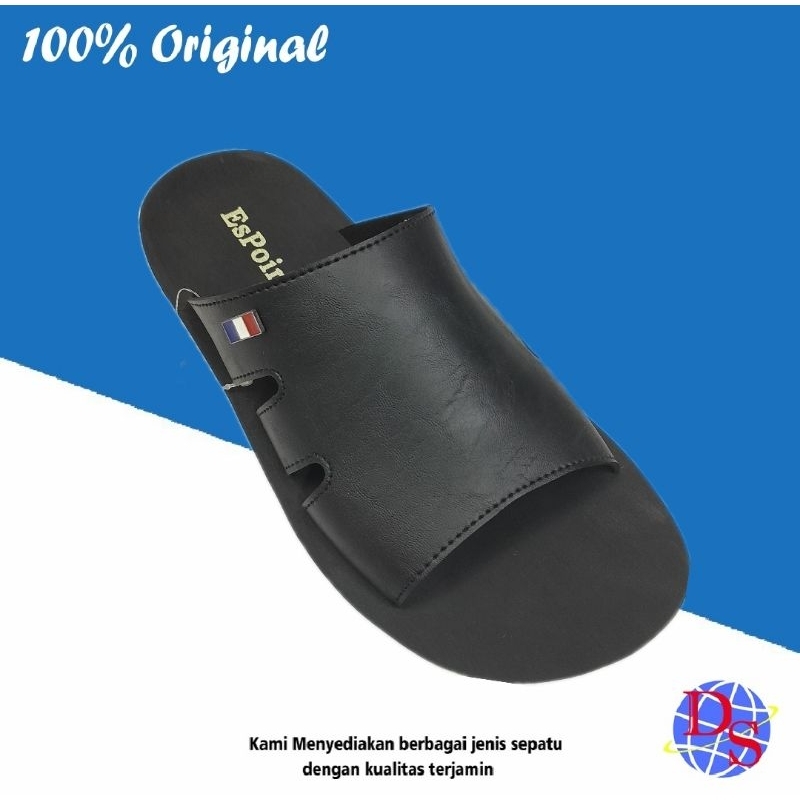 SANDAL PRIA/ESPOIR BMW 04/HITAM/SANDAL SLIDE/SANDAL SLIDE PRIA