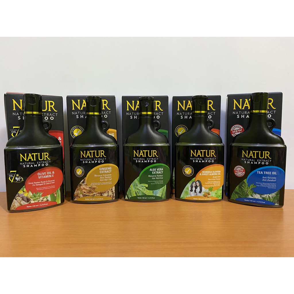 Natur Shampoo / Natur Natural Extract Shampoo - 140ml