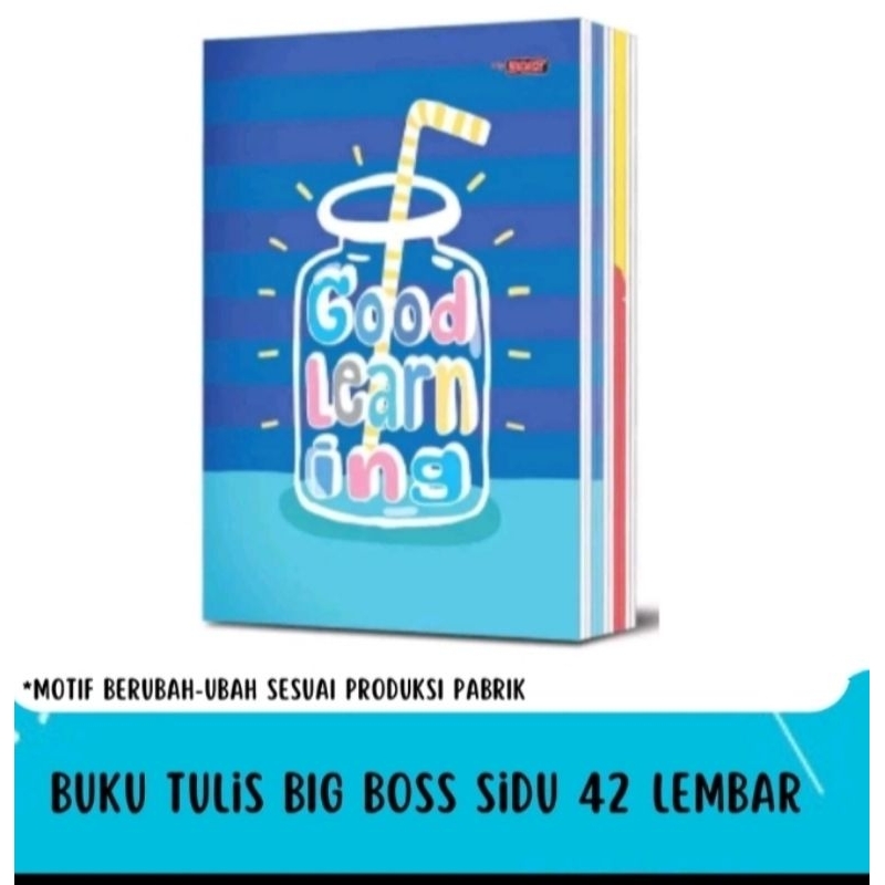 

BUKU TULIS BIG BOS SIDU 42 LEMBAR 1 PAK ISI 6 BUKU