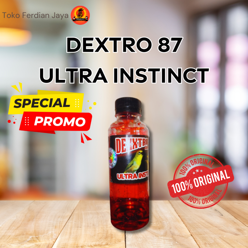 ORIGINAL DEXTRO 87 SUPLEMEN BURUNG PLECI DLL | DEXTRO 87 MULTIVITAMIN | DEXTRO 87 THE ULTRA INSTINCT