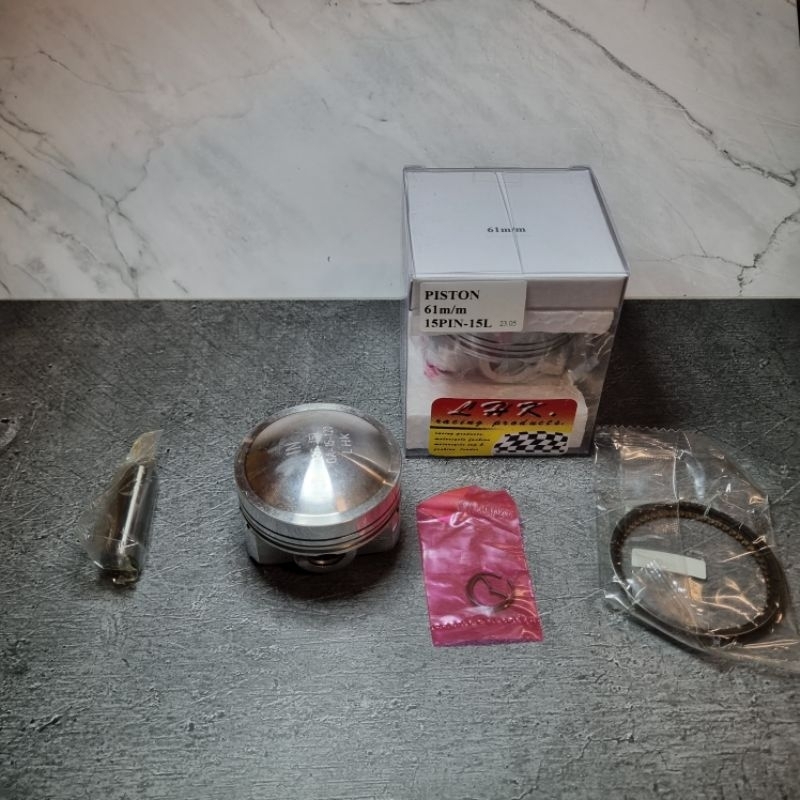 PISTON SEHER LHK 61 61MM Pin Pen 15 Set Ring PISTON SEHER ORIGINAL LHK THAILAND !!!!!