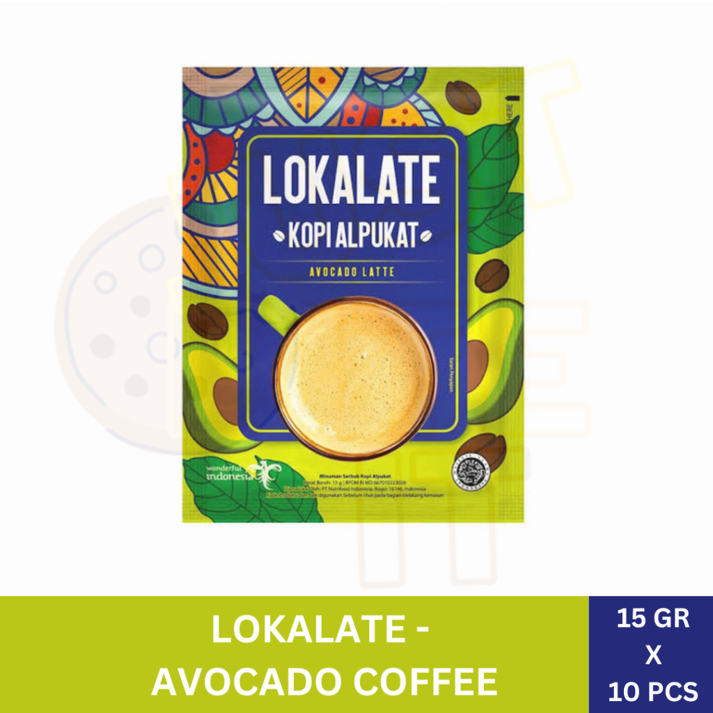 

LOKALATE - AVOCADO COFFEE 15 GR X 10 PCS