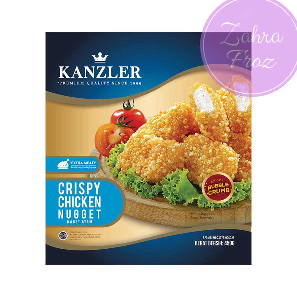 

CEY462 Free Ongkir KANZLER CRISPY CHICKEN NUGGET 45GR