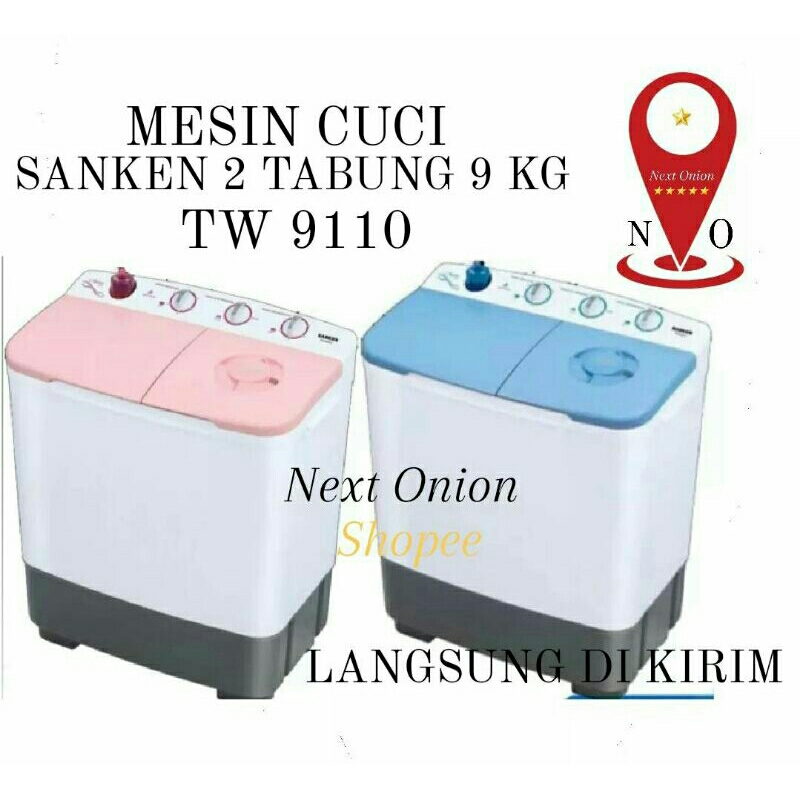 MESIN CUCI SANKEN 2 TABUNG 9KG