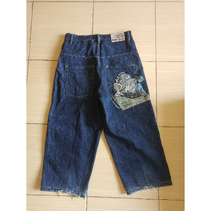 school of hard knock pants baggy (SOHK) celana panjang rare collection not jnco ecko fubu wonder