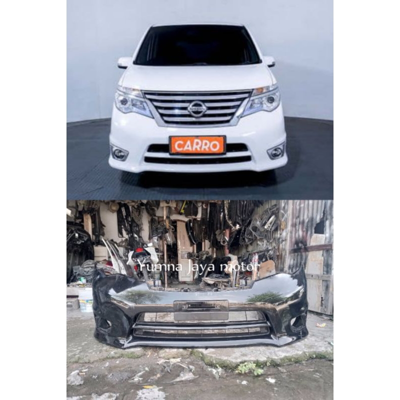 bemper depan Nissan Serena 2015 2016