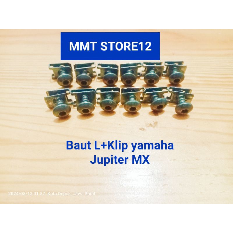 Baut Body Yamaha Kunci L Baut plus Klip Motor Yamaha