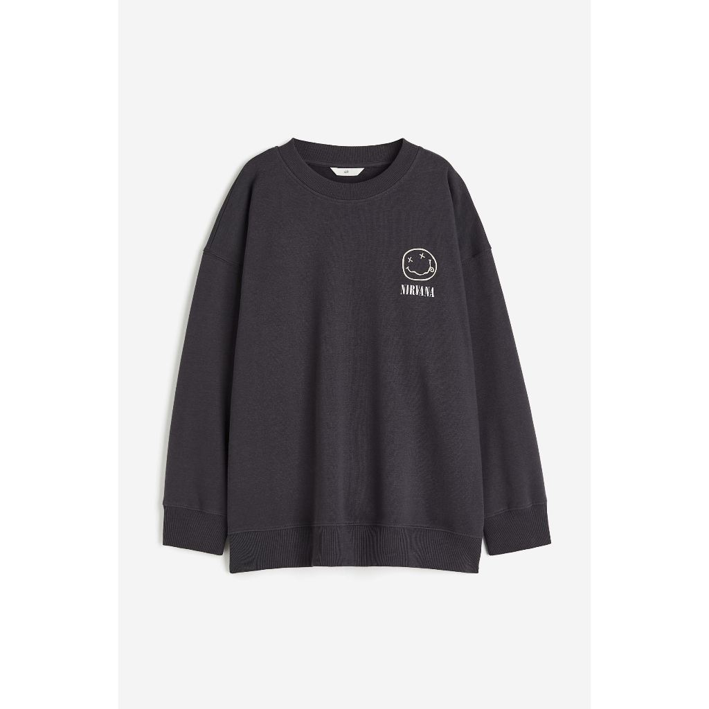 Sweatshirt Crewneck Nirvana Tour Pria Wanita