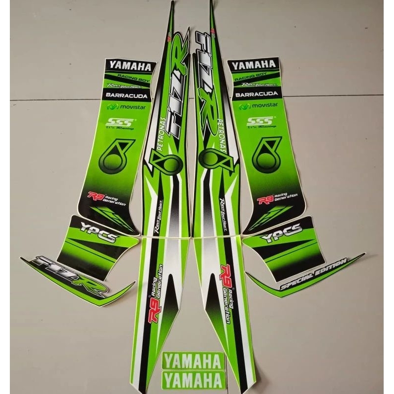 striping Polet Yamaha fiz R F1Z R Petronas sticker  stiker  fizr  F1zr  Petronas