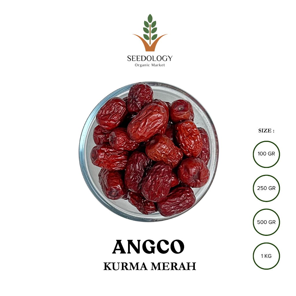 

Angco 1kg - Kurma Merah / Red Dates / Hong Zao / Jujube