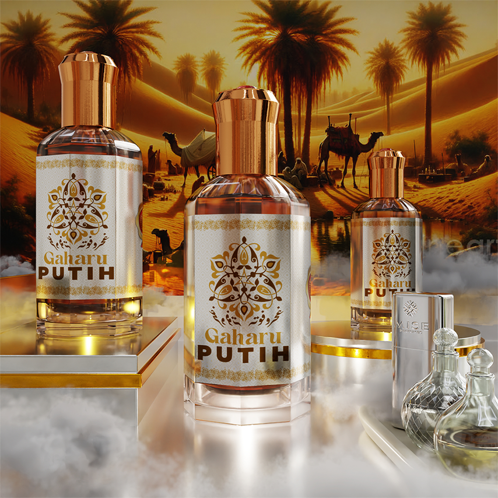 (Mise Parfum) Minyak Wangi Gaharu Putih 12 ml Non Alkohol