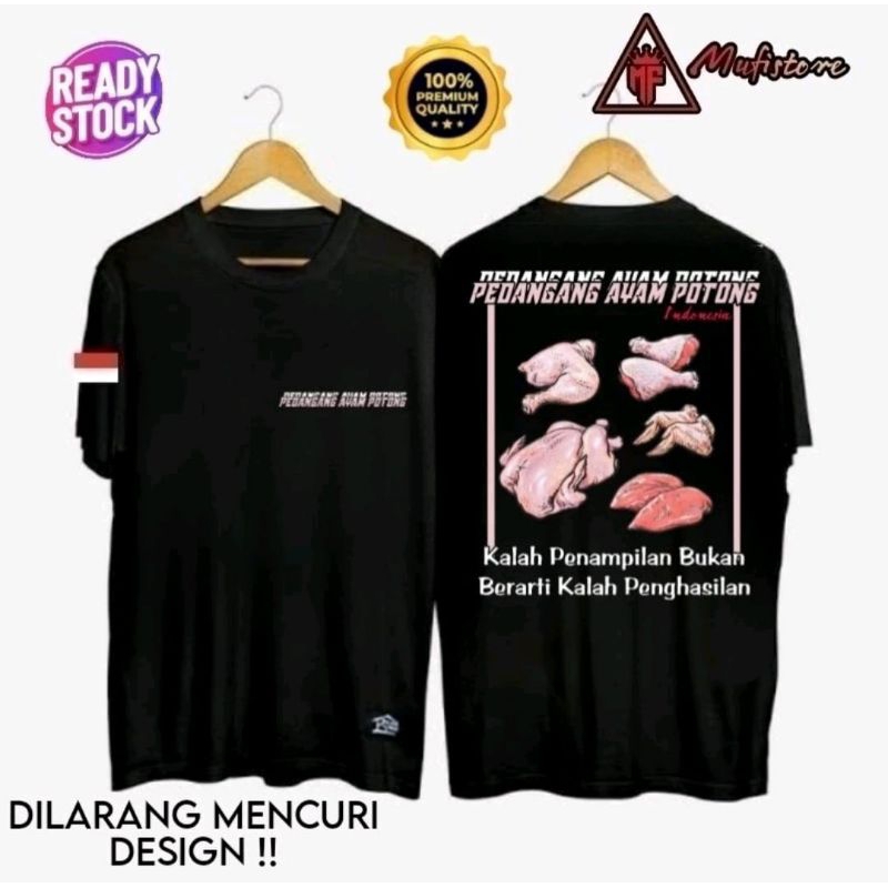 KAOS PEDAGANG AYAM POTONG INDONESIA