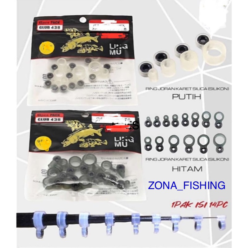 Ring Kolong Tegek Silicon 14 Pcs Ring Guide Ukuran 1-14 Siap Pakai