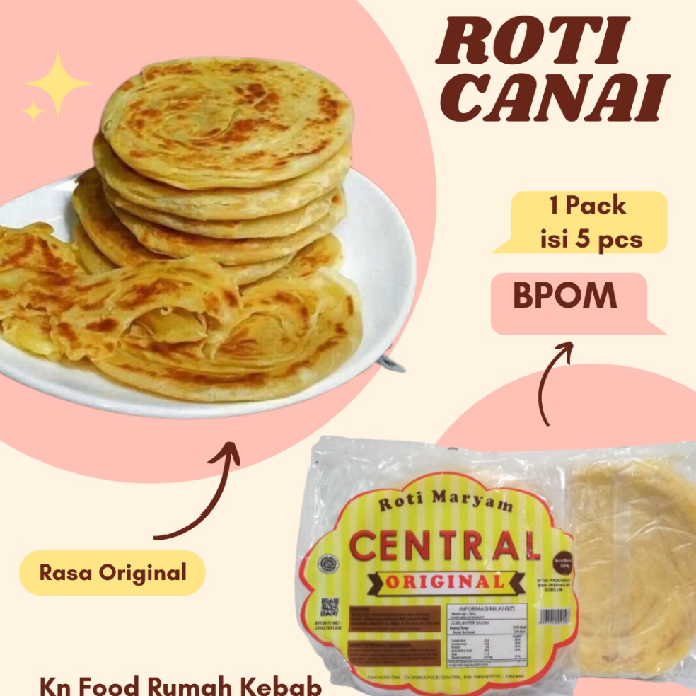 

FTO681 55 COD Roti Maryam Roti Cane Canai