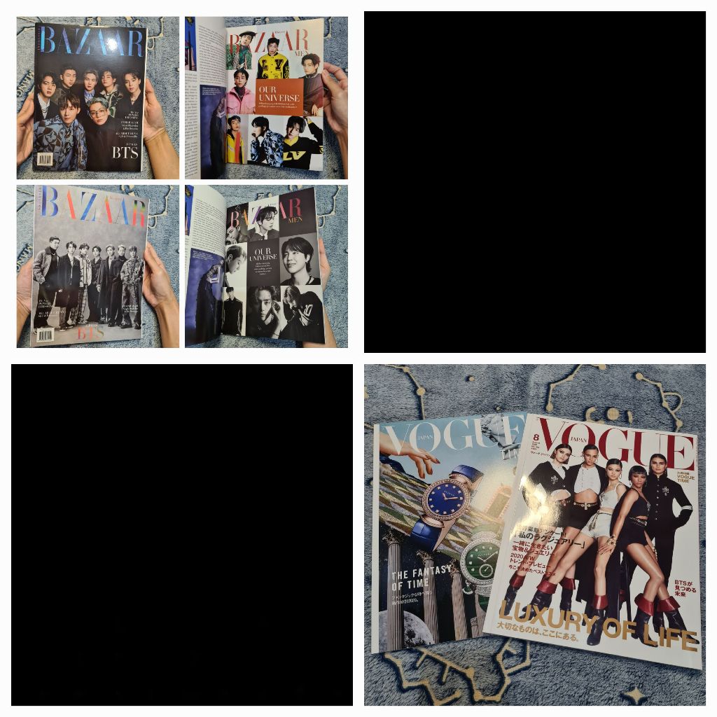 Vogue Harper’s Bazaar 2020 2022 Magazine Buku Majalah BTS Official Merchandise