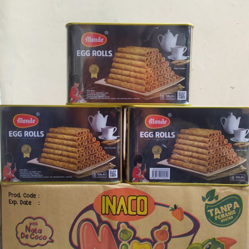 MONDE EGG ROLL 300 Gr Kaleng
